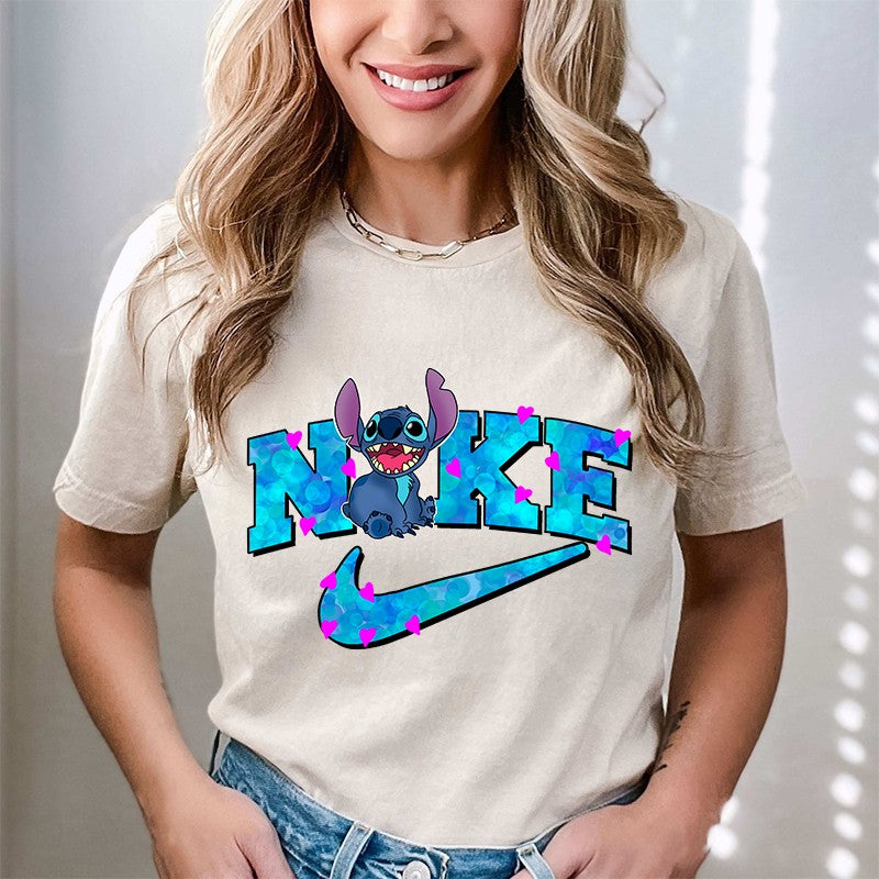 Blue Alien Swoosh (DTF)