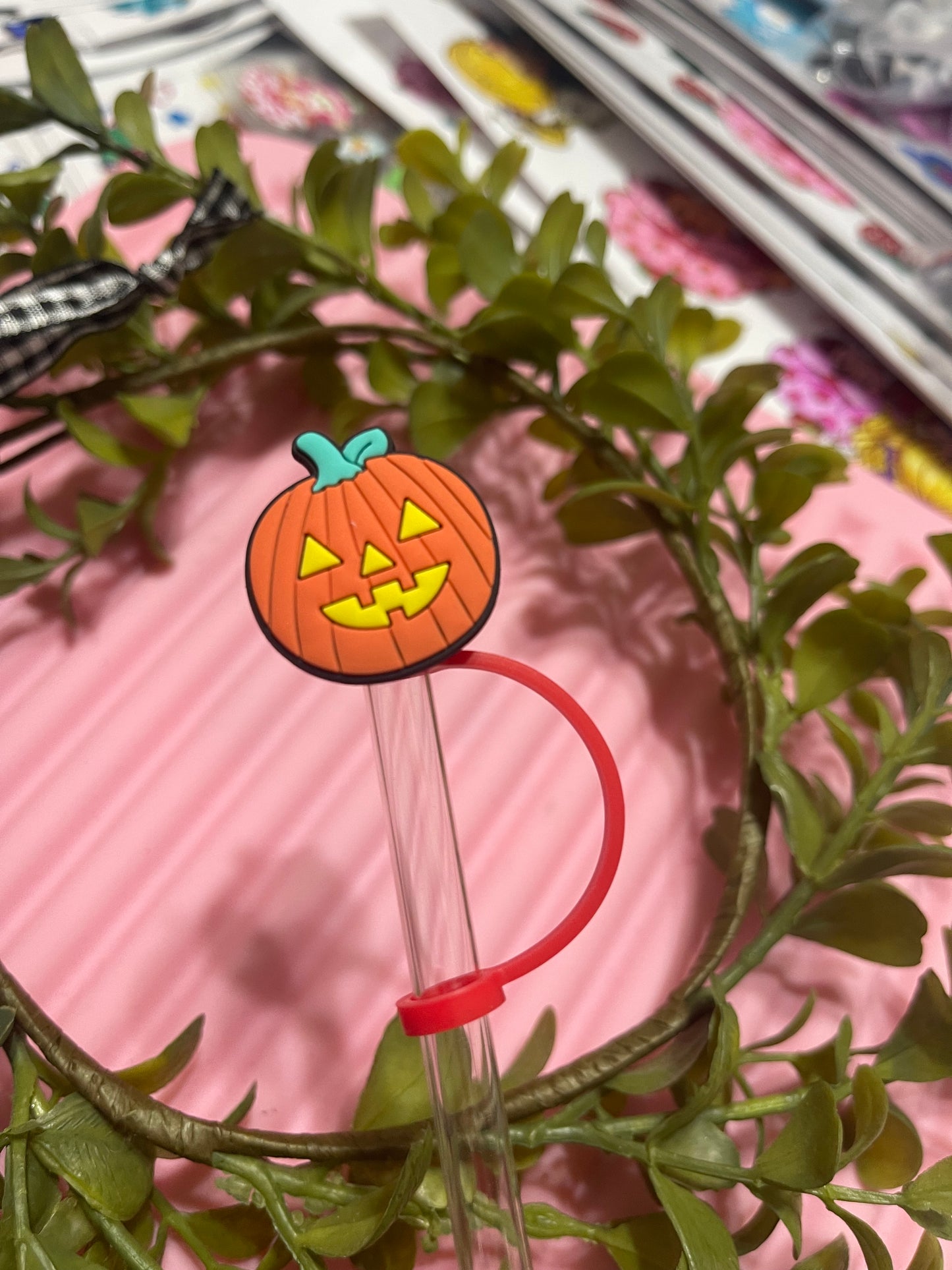 Straw Toppers(Halloween)