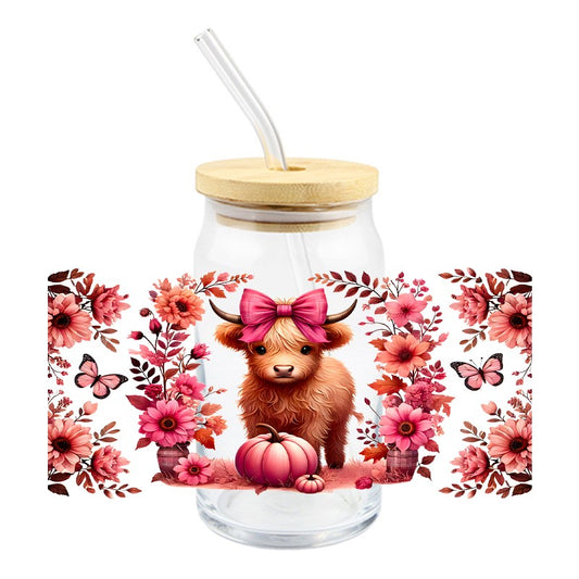 Pink Fall Cow