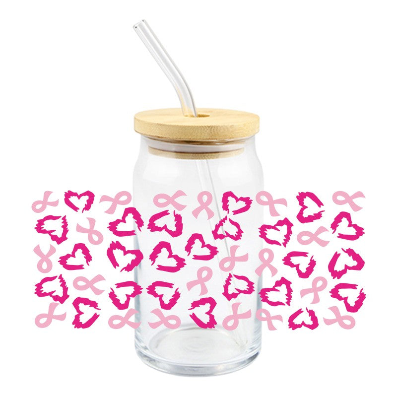 Pink Ribbon and Hearts