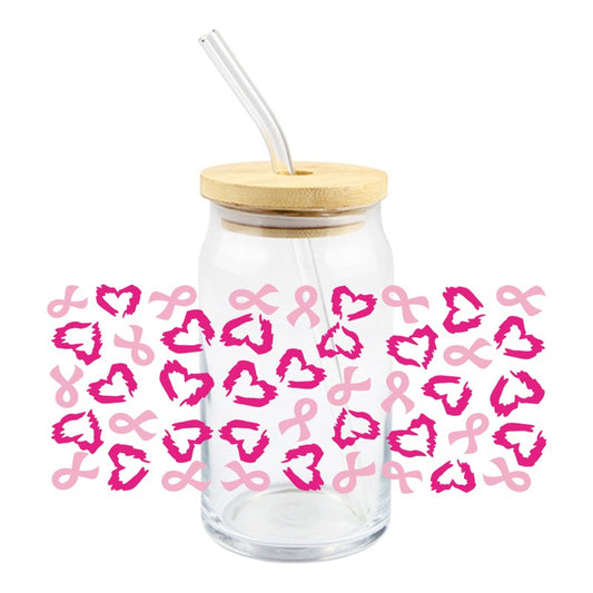 Pink Ribbon and Hearts