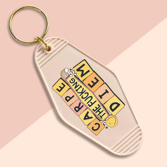 Carpe Diem-UVDTF Keychain Decal