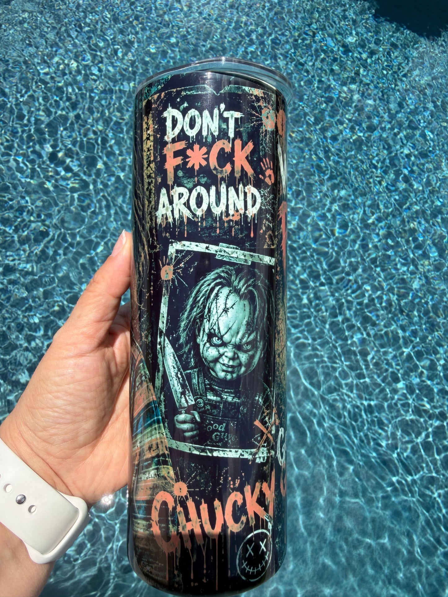 Chucky Halloween Tumbler