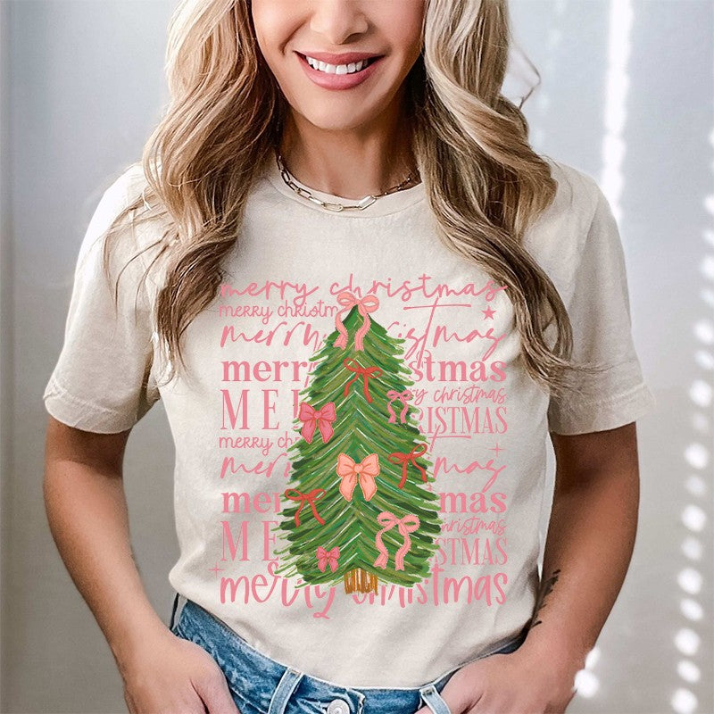 Merry Christmas Pink (DTF)