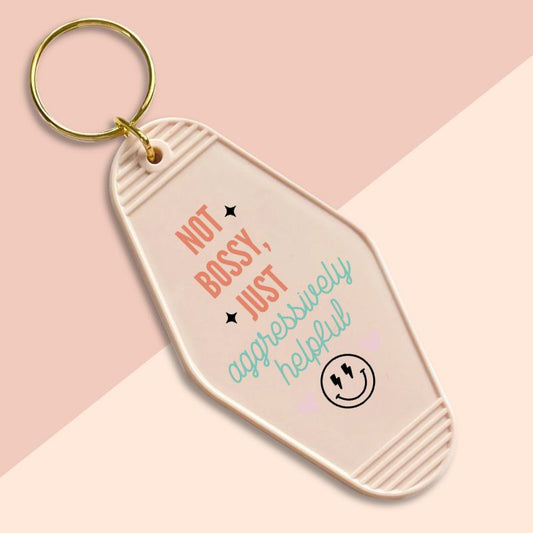 Not bossy-UVDTF Keychain Decal