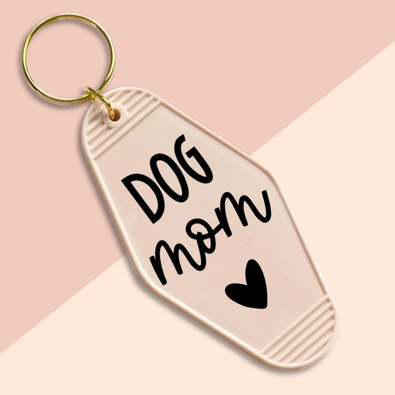 Dog Mom-UVDTF Keychain Decal