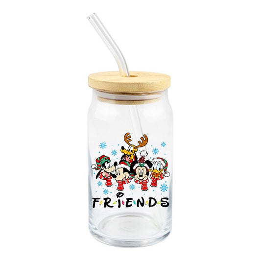 Friends Christmas Mouse Decal