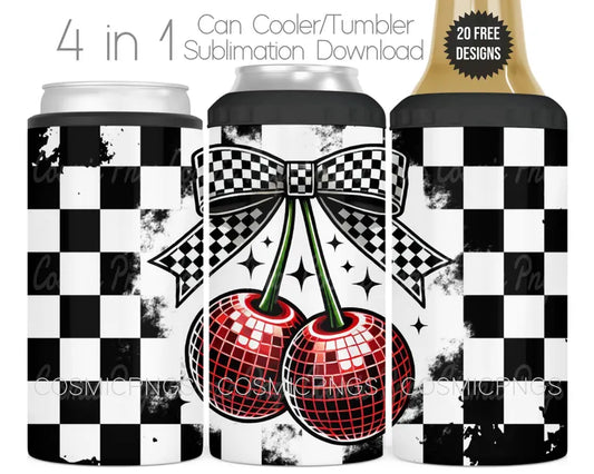 Cherry 4 in 1 Cooler Tumbler