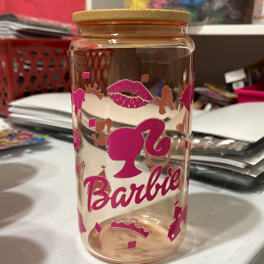 Barbie Pink Glass