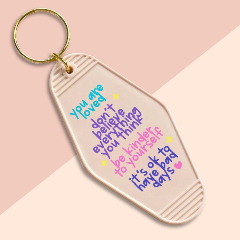 You are loved-UVDTF Keychain Decal