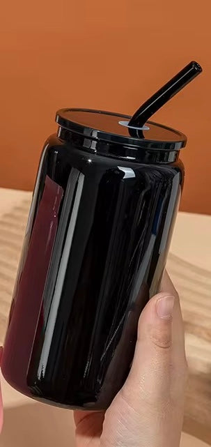 Black Glass Can