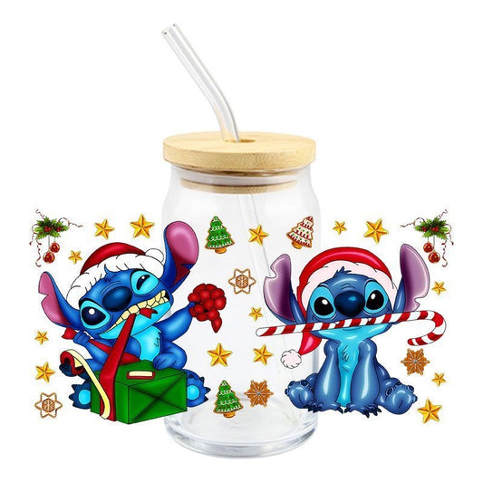 Blue Alien Candy Cane