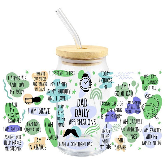 Dad Daily Affirmations Green