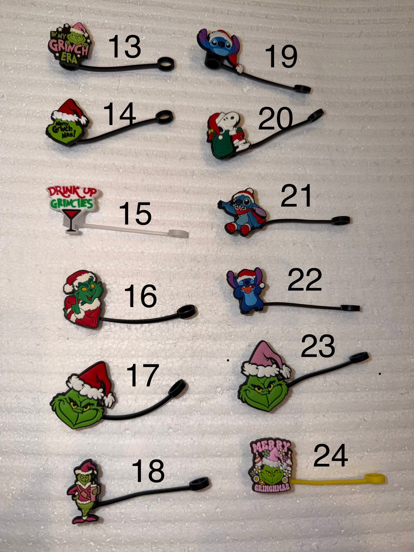 Straw Toppers (Christmas2)