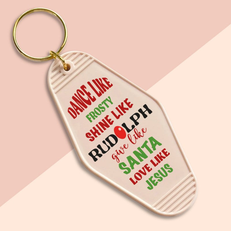 Rudolph-UVDTF Keychain Decal