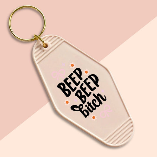 Beep Beep B-UVDTF Keychain Decal