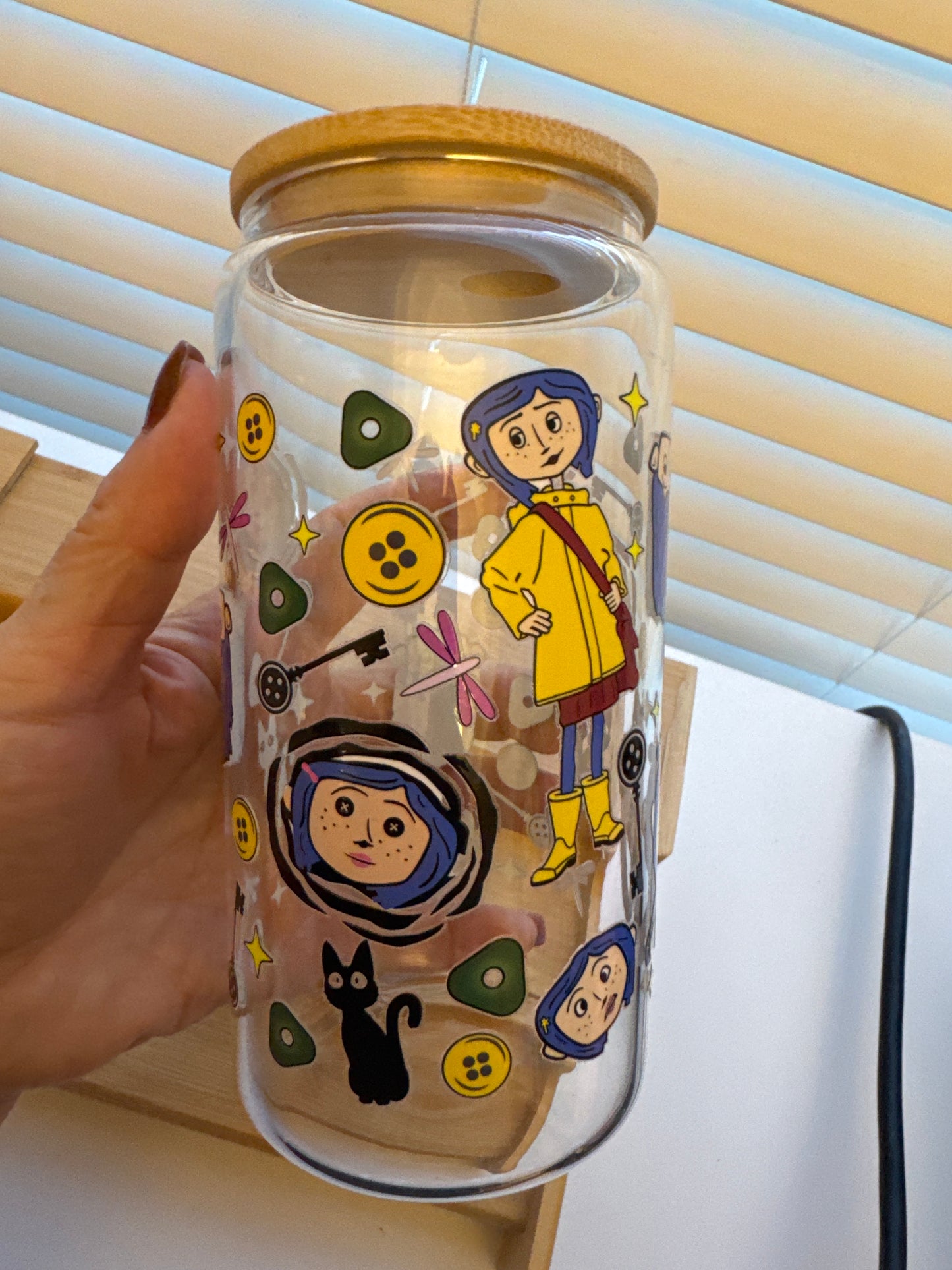 Coraline Halloween / Fall Cups