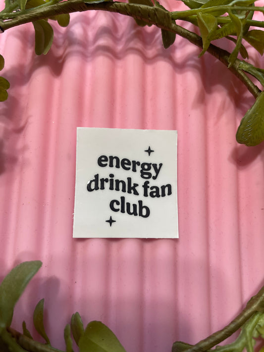 Energy Drink Fan Club-UVDTF Keychain Decal