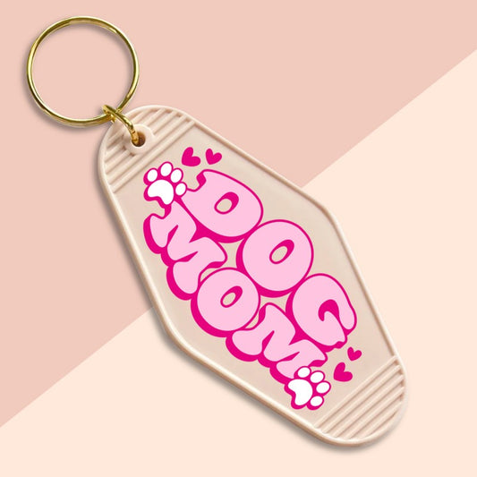 Dog Mom-UVDTF Keychain Decal