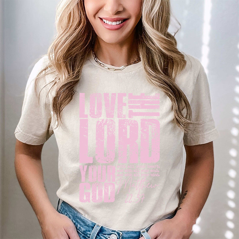 Love the Lord Pink (DTF)