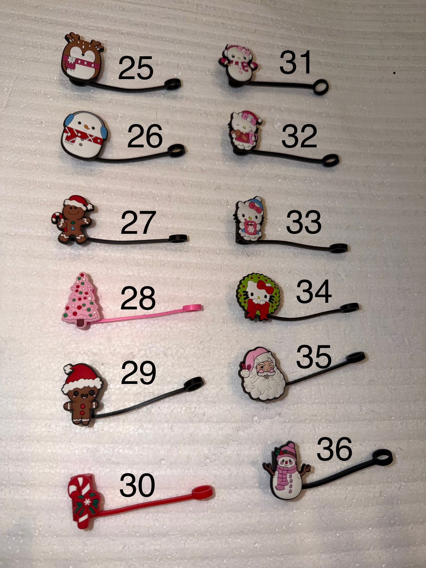 Straw Toppers (Christmas2)