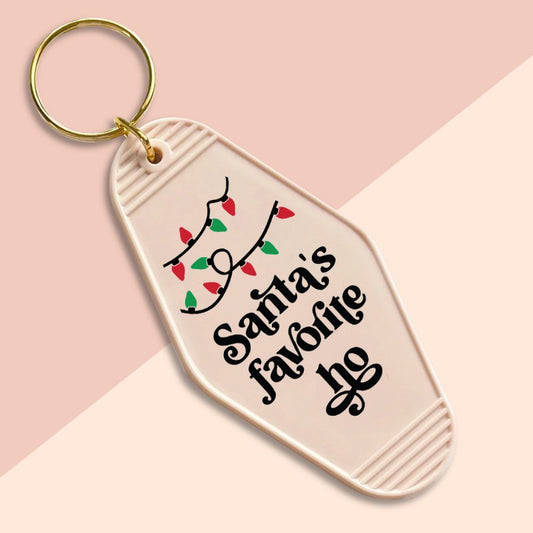 Santas Favorite-UVDTF Keychain Decal