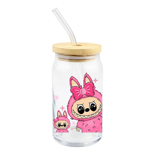 Labubu pink Decal