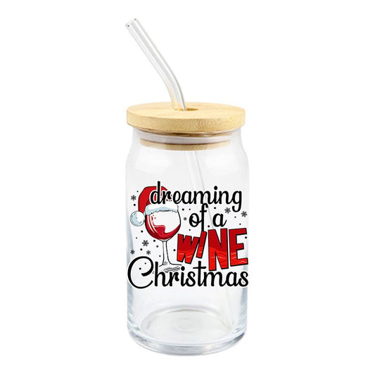 Dreaming of a Wine Christmas Decal