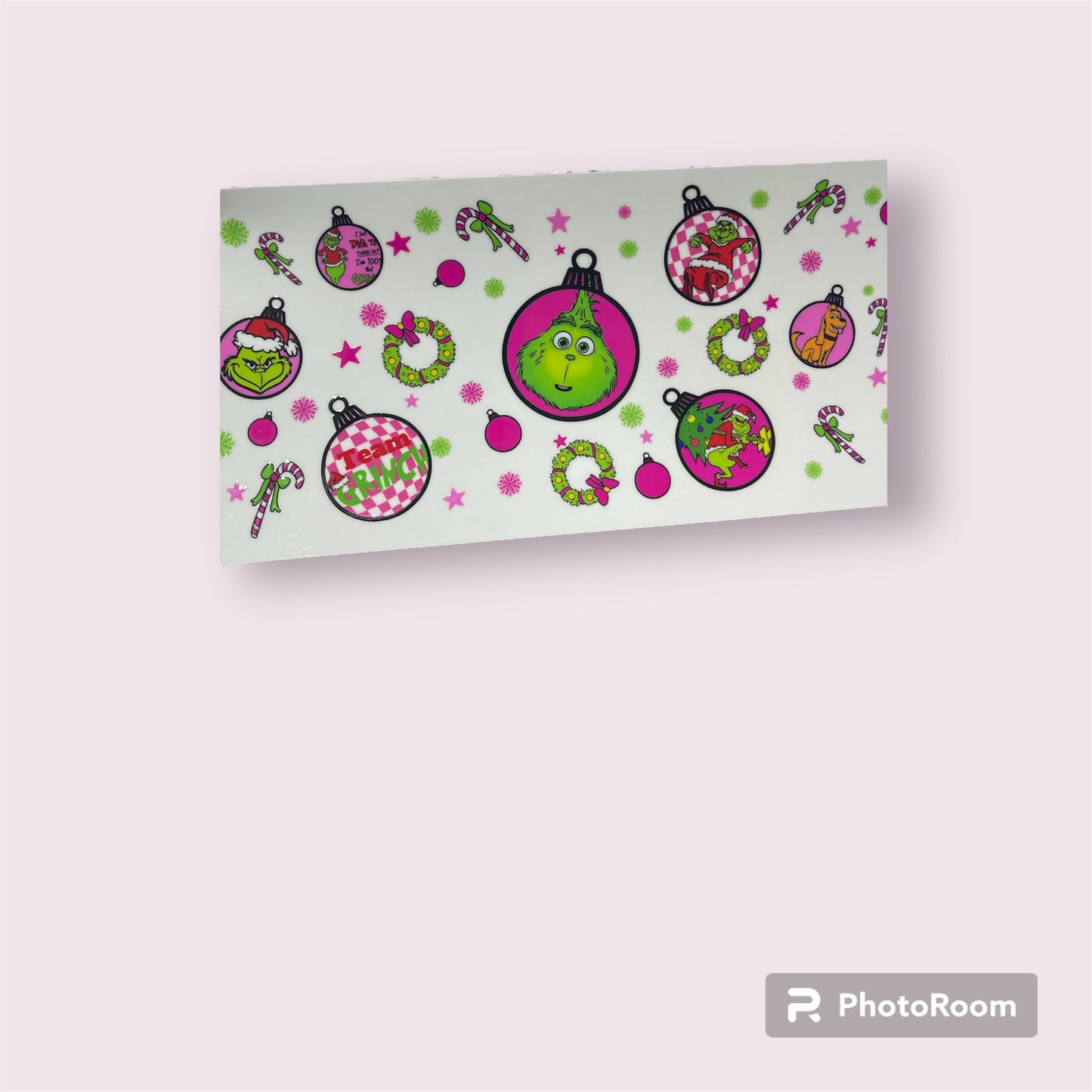 Pink Grinch Ornaments 3