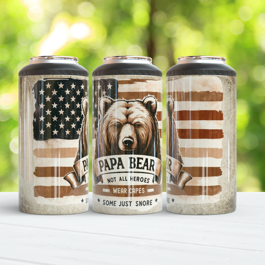 Papa Bear 4 in 1 Cooler Tumbler