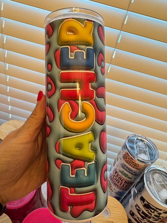 Teacher Bubble Tumbler