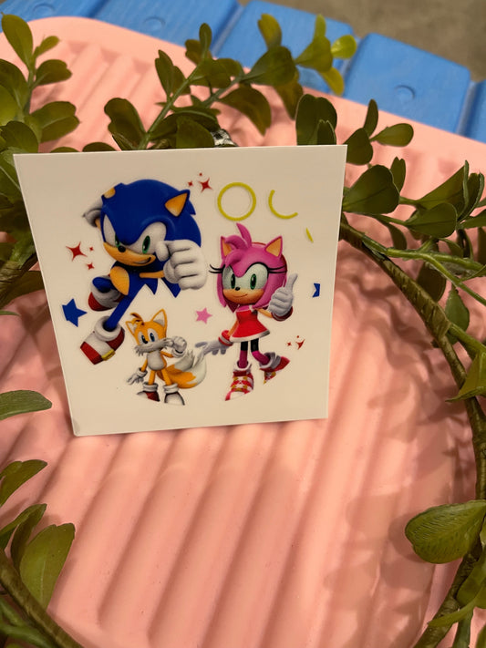 Sonic 3 lid decal only