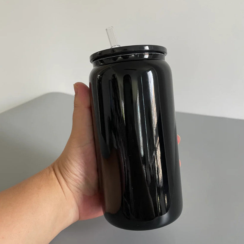 Black Glass Can