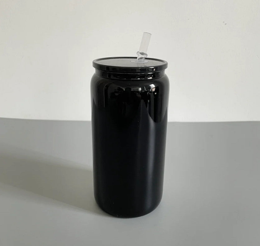 Black Glass Can