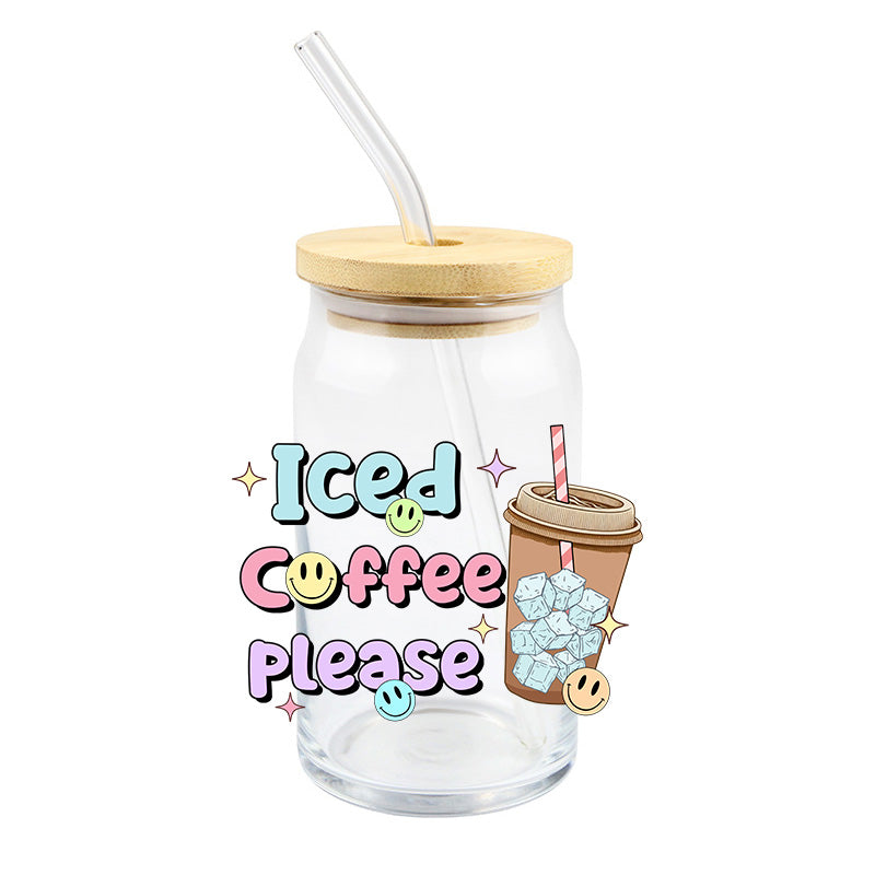 Iced Coffee Please Decal