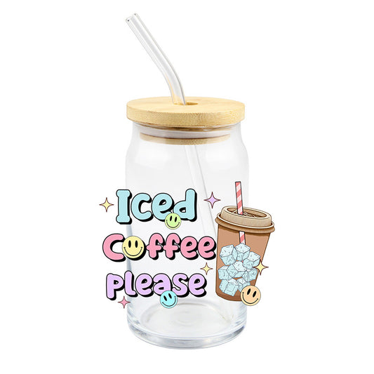 Iced Coffee Please Decal