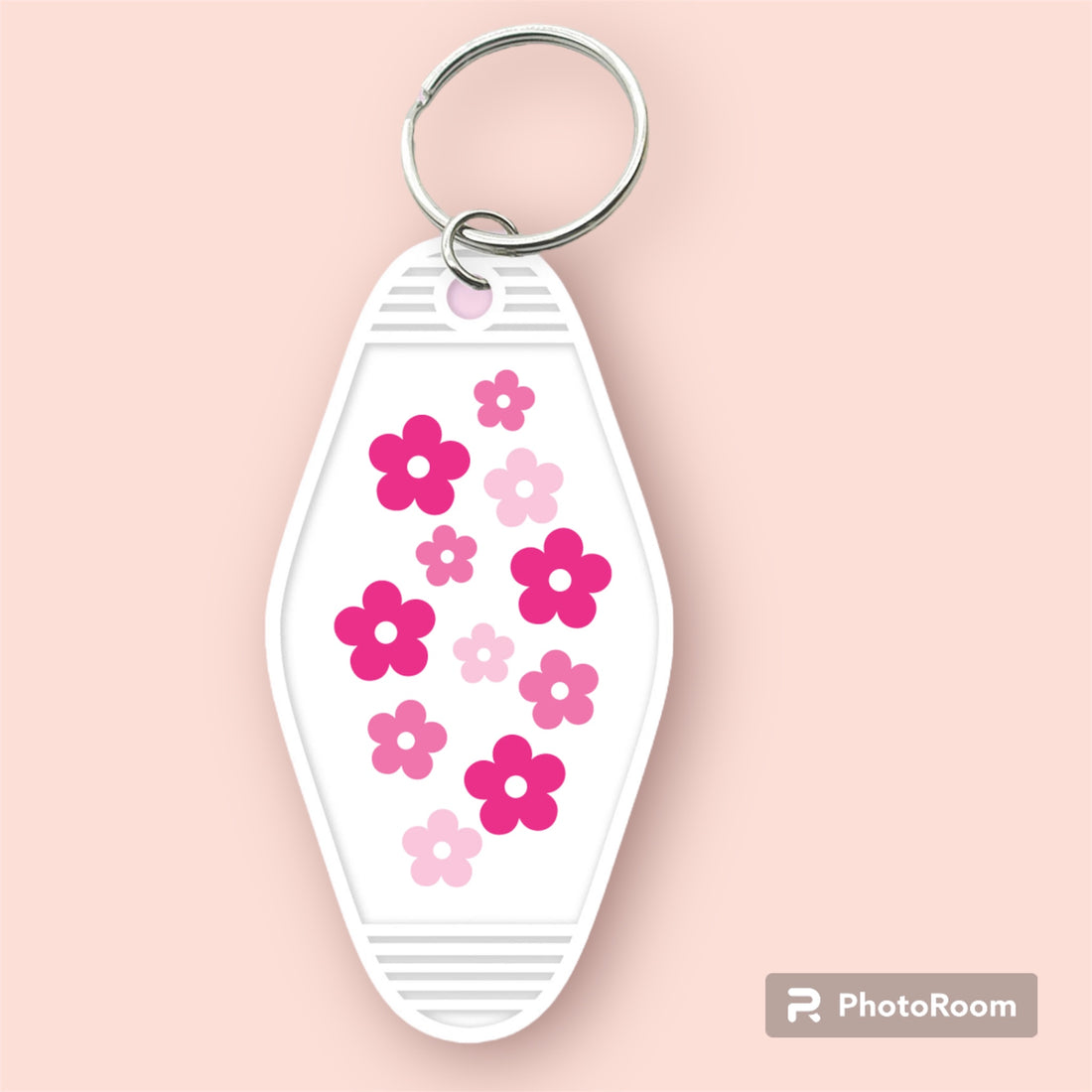 Pink Flowers -UVDTF Keychain Decal – pinkheartcollc