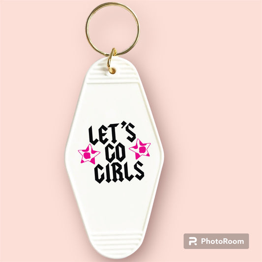 Let's Go Girls-UVDTF Keychain Decal
