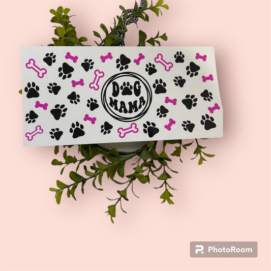 Dog Mama Paws & Bones (Pink)